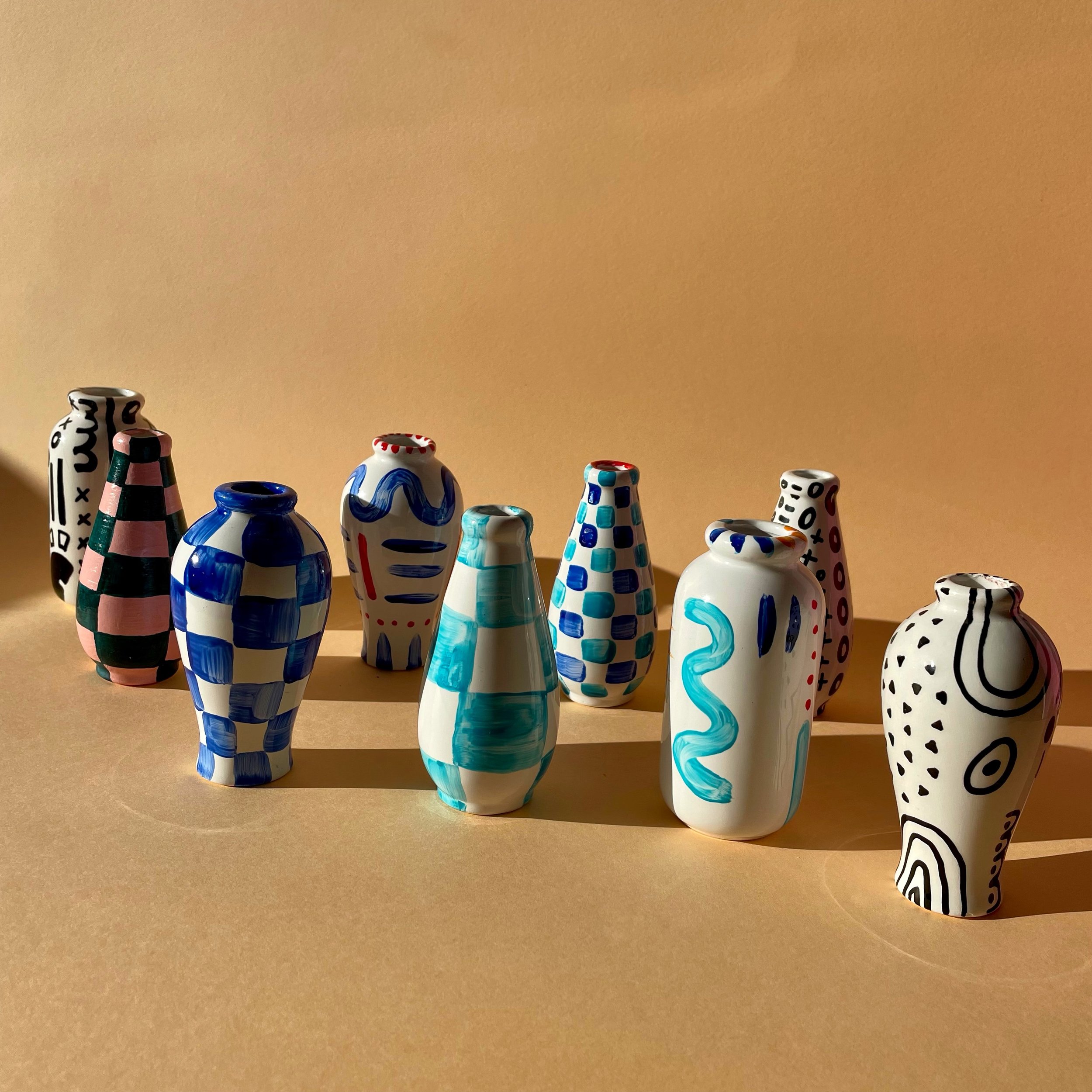 group of stem vases (Copy)