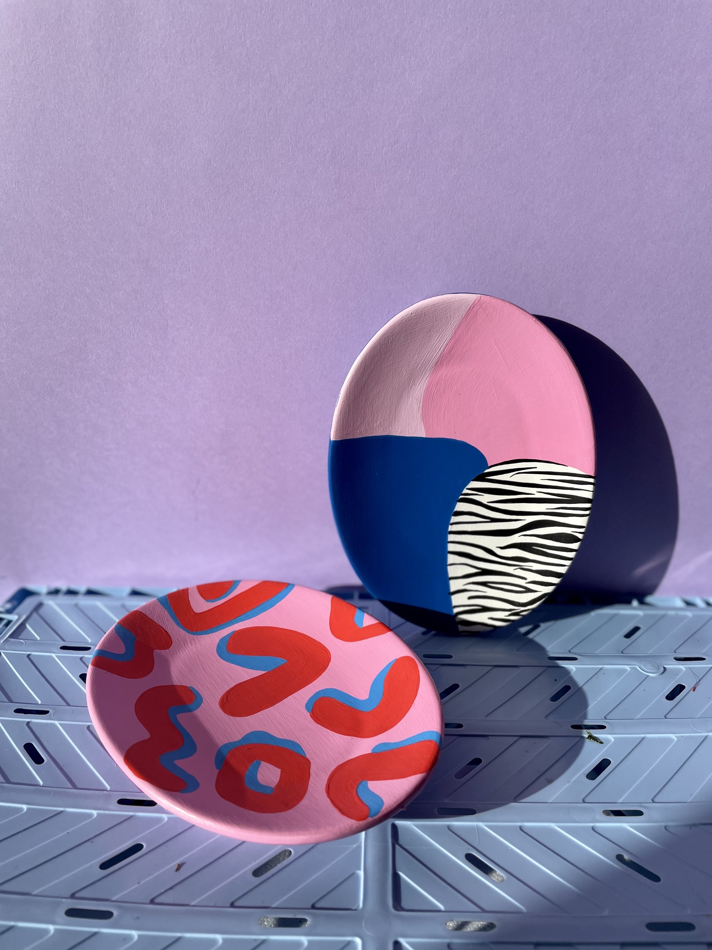 bright colourful trinket dishes
