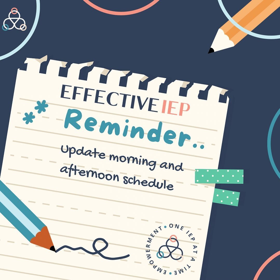 It&rsquo;s never too late to update/modify your schedules. 

Keep two things in mind: 
1- Schedule following is a skill (so we have to teach and reinforce) 
2- A schedule only truly functions as a schedule when it works 
*Read the above notes again* 