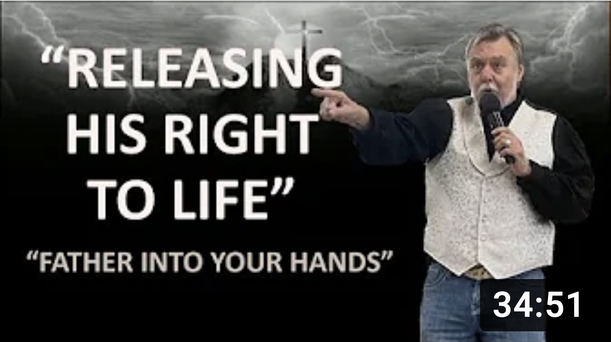 Releasing His Right To LIfe