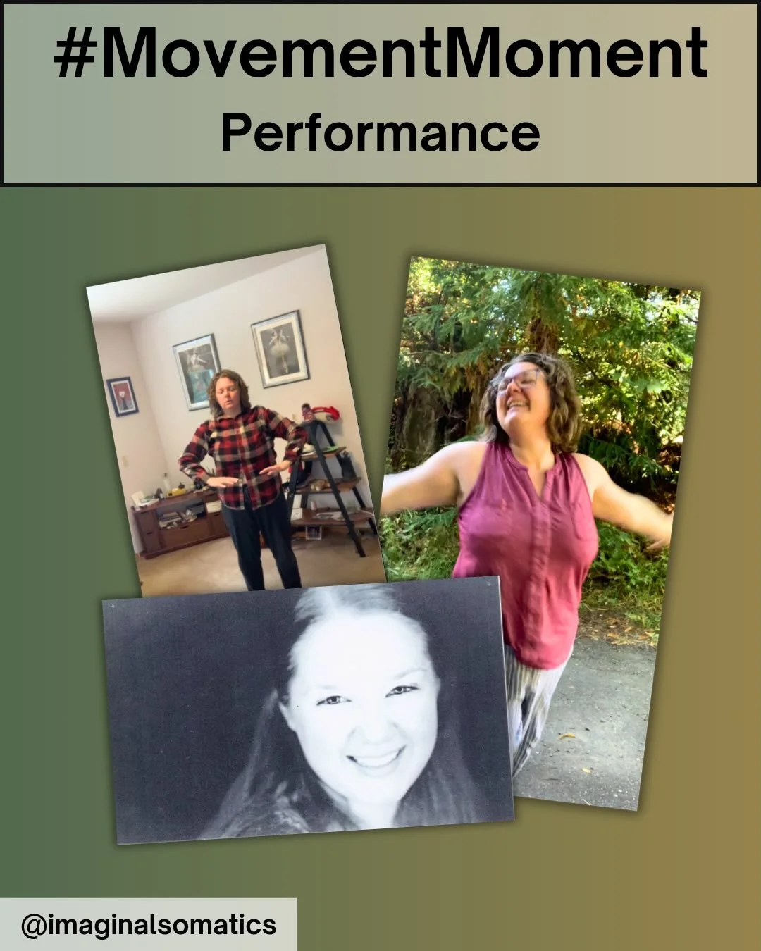 As my shifting #movementmoment experience continues to clarify, here is a second reflection specifically regarding performance. 

Some element of social media, and life really, will always be performative. But I don&rsquo;t want that to be the filter