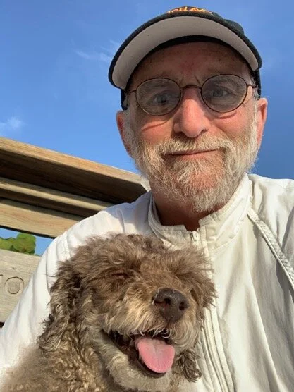  With first reader Bailey Dog 