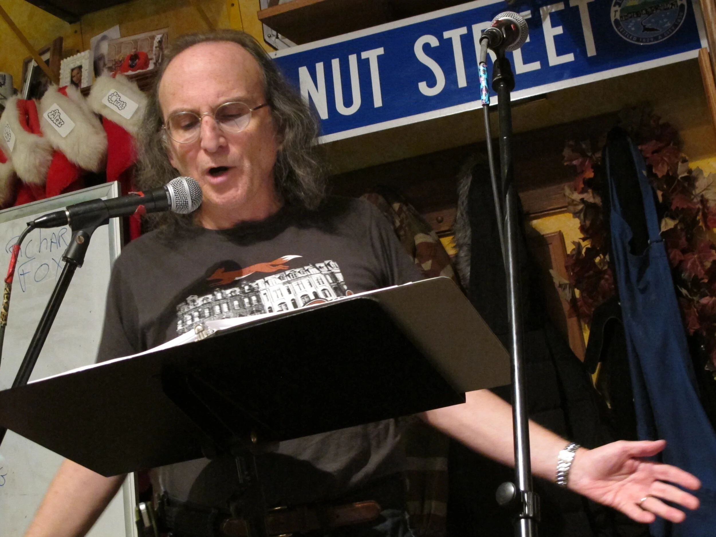 Speak UP! in The Walnut Street Café , 11/20/2013, photo by Dan Fox