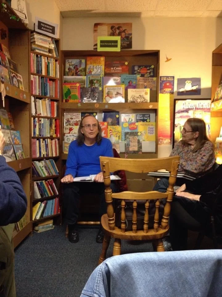 At Kristina England’s “Worcester Storytellers” in Annie’s Book Stop