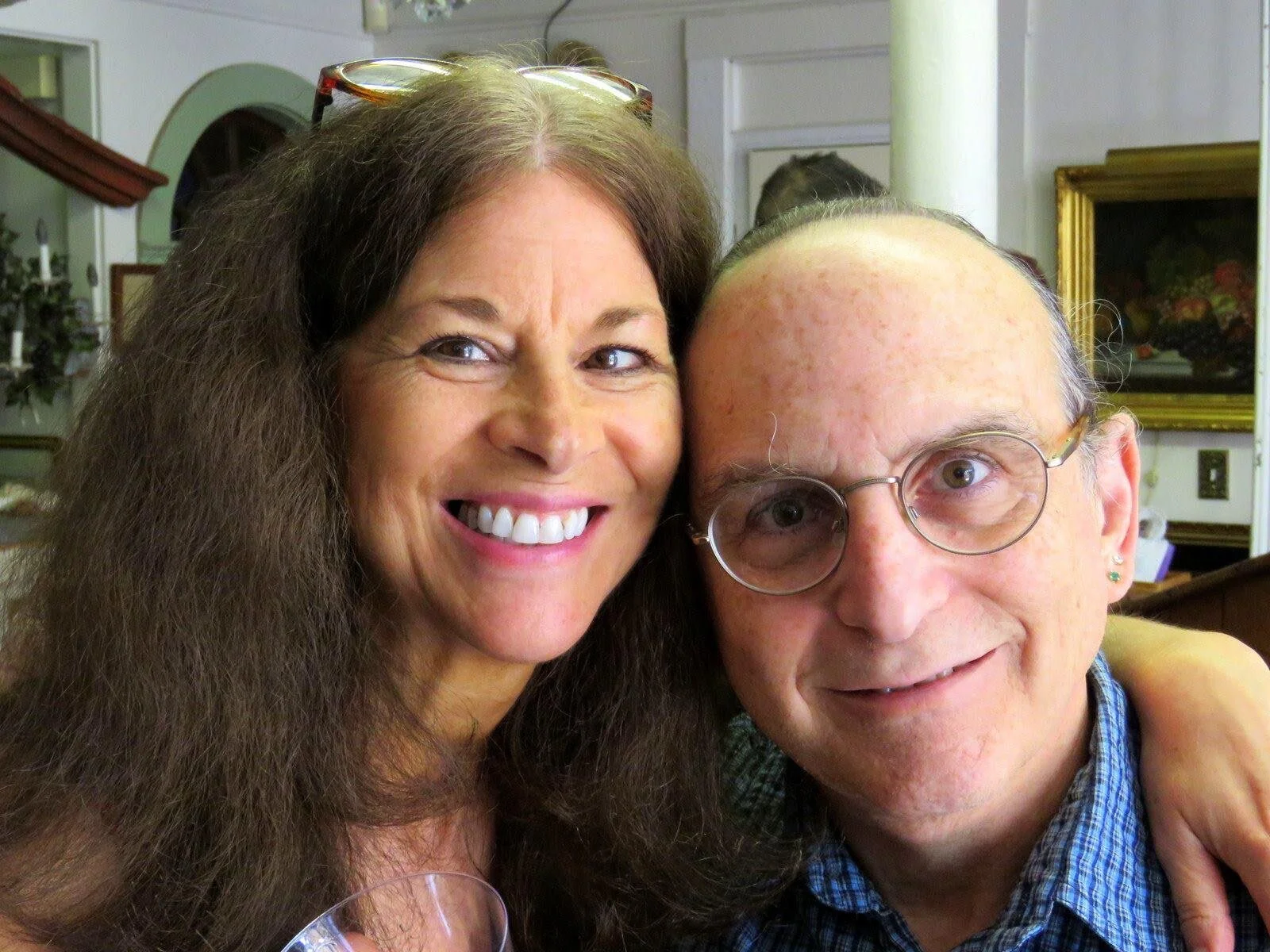 With my publisher Robin Stratton, Big Table Publishing, at  the Newton Writing & Publishing Center. Robin believes in her writers. We love her.