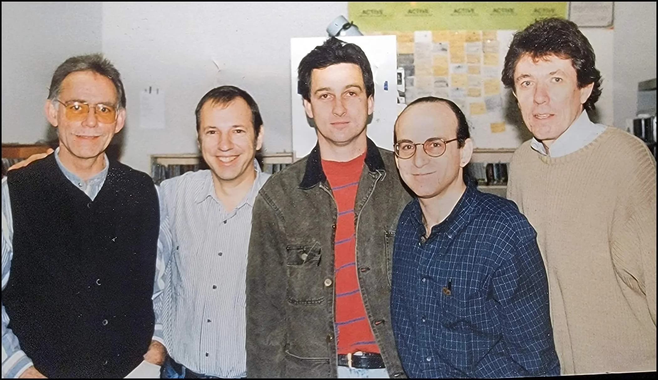 Late 1990's CrossTrack broadcast crew on WCUW 91.3 FM. Eclectic Morning Drive Time Radio.