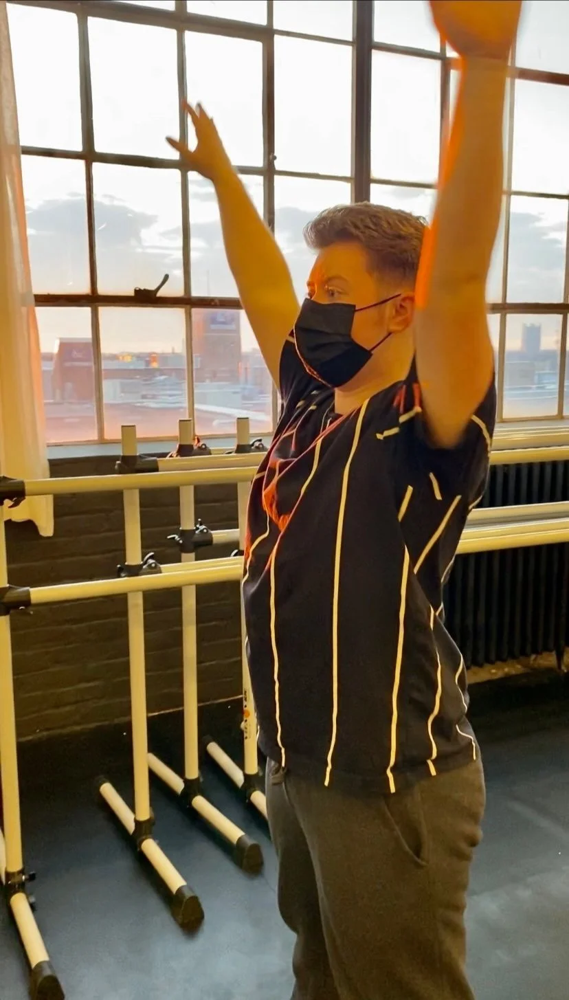 strips sunset golden hour improv moving boy arms up Sayer Keeley Dance dancer acting ballet jazz lyrical contemporary theater musical camp singing voice glee club Amber Keeley director Mpls classes twin cities workshops Spring Dance Theatre Academy N