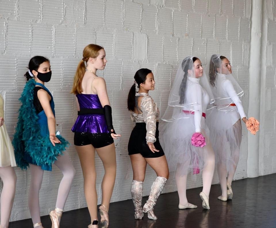 movement white brick wall evil step sisters step mother Sherri Stewart Dance dancer studio acting ballet jazz lyrical contemporary theater musical camp singing voice glee club Amber Keeley director Mpls classes twin cities workshops Spring Dance Thea