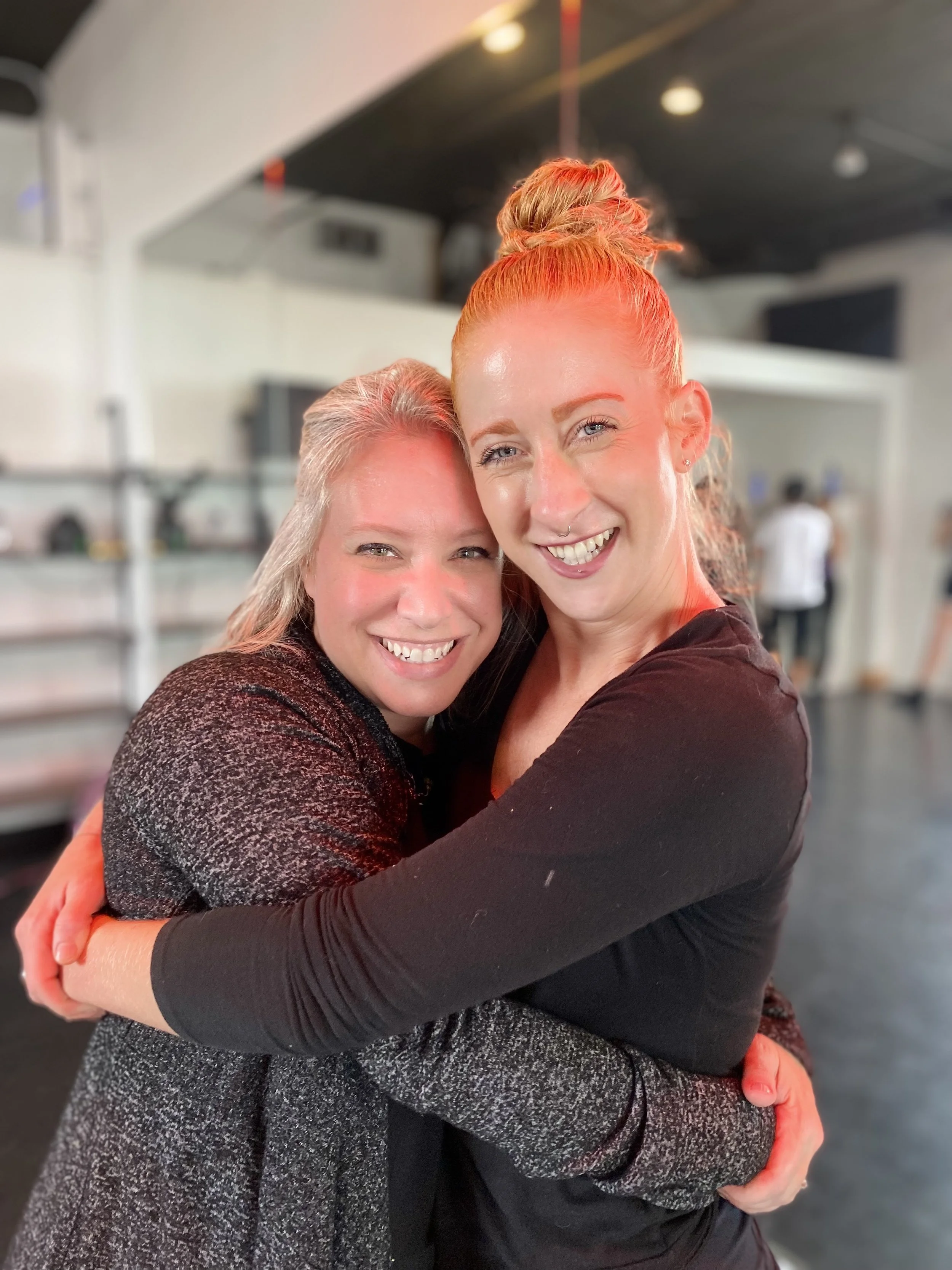 Amber Keeley Lauren Kubitschek mire white wall black floor black short black sweater  Dance dancer studio acting ballet jazz lyrical contemporary theater musical camp singing voice glee club Amber Keeley director Mpls classes twin cities workshops Sp