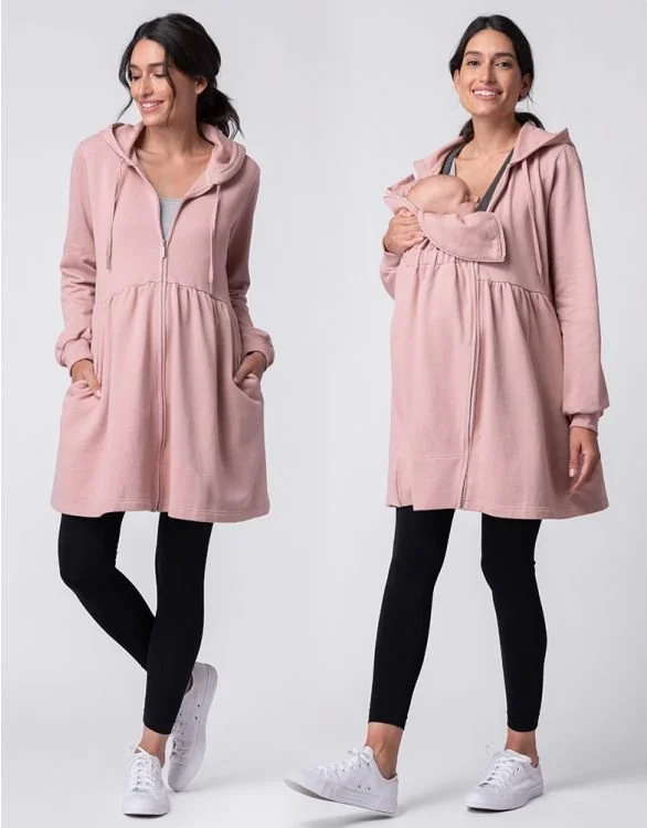 WTF Bride Seraphine Dusky Pink Hoodie Dress.jpeg