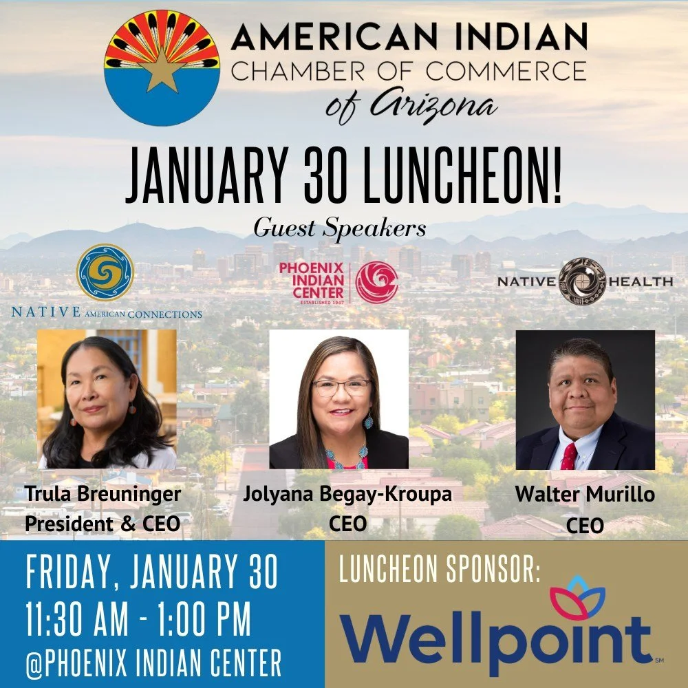 Don&rsquo;t miss out on our first networking luncheon in 2026! Register early, seats are going quickly! Also, thank you to our luncheon sponsor, Wellpoint! 

See you next Friday!

🌟 Join Us for the AICCAZ January Networking Luncheon! 🌟

We&rsquo;re