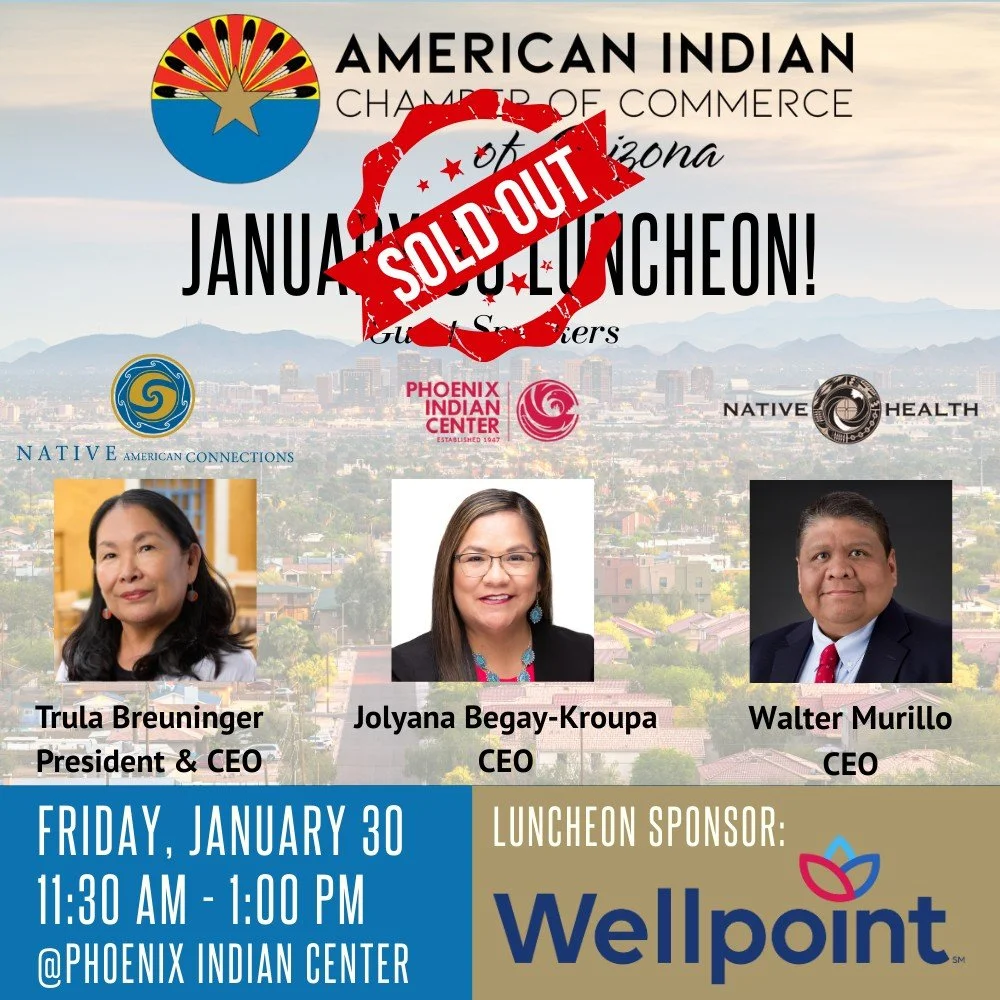 Our January 30th AICCAZ Networking Luncheon is officially SOLD OUT! 🎉  Please note: There will be no on-site registration.

Save the date for our next luncheon on Friday, February 27, 2026; details coming soon! We look forward to seeing you there.