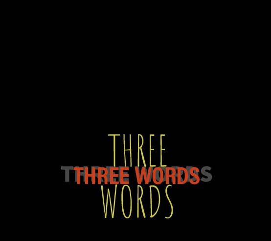 Three Words