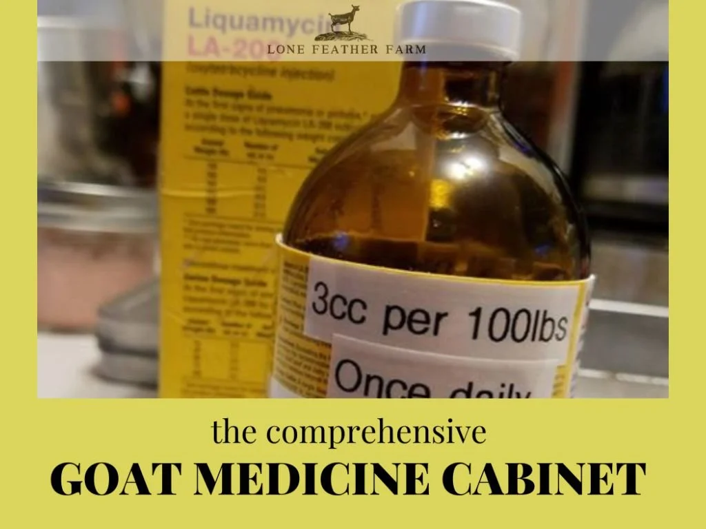 The Complete Goat Medicine Cabinet — Lone Feather Farm