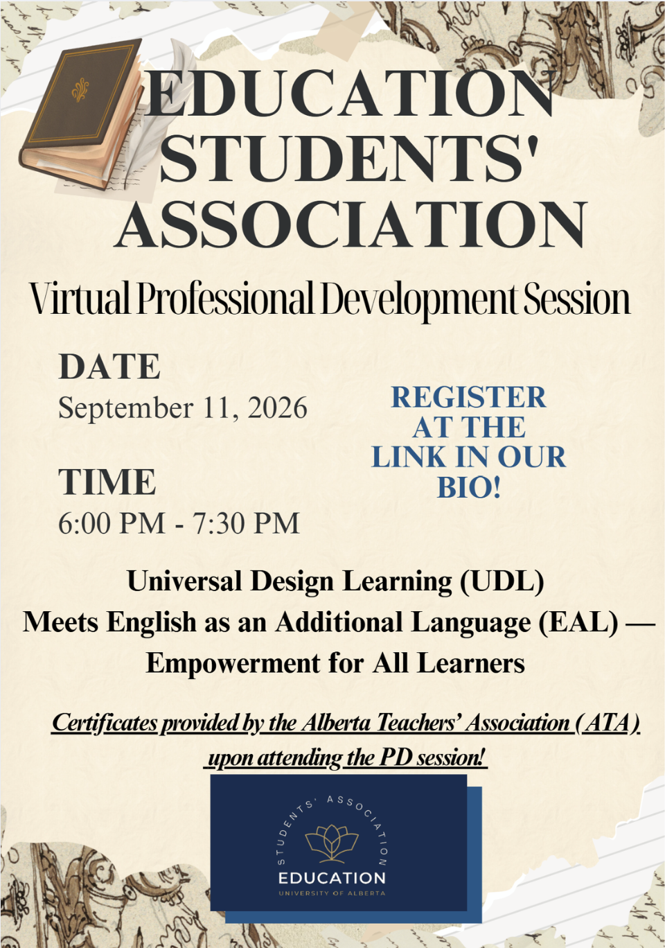 Virtual PD Session - UDL Meets EAL: Empowerment for All Learners