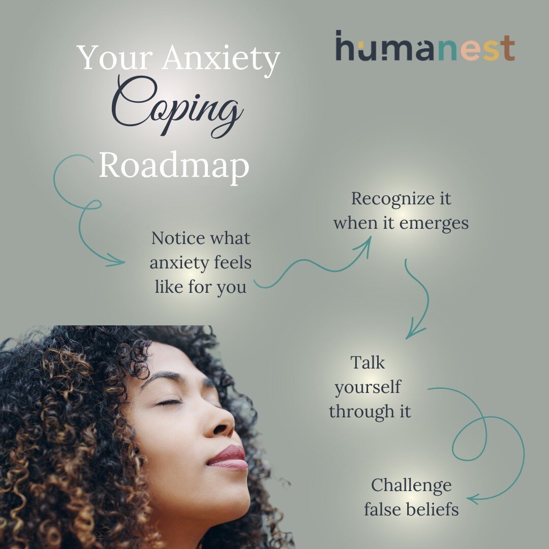Having a step by step guide can make anxiety feel more manageable. Anxiety can look different for everyone. Get to know how anxiety shows up in your life, then believe it or not...it will feel a little less overwhelming, and you will be on your way t