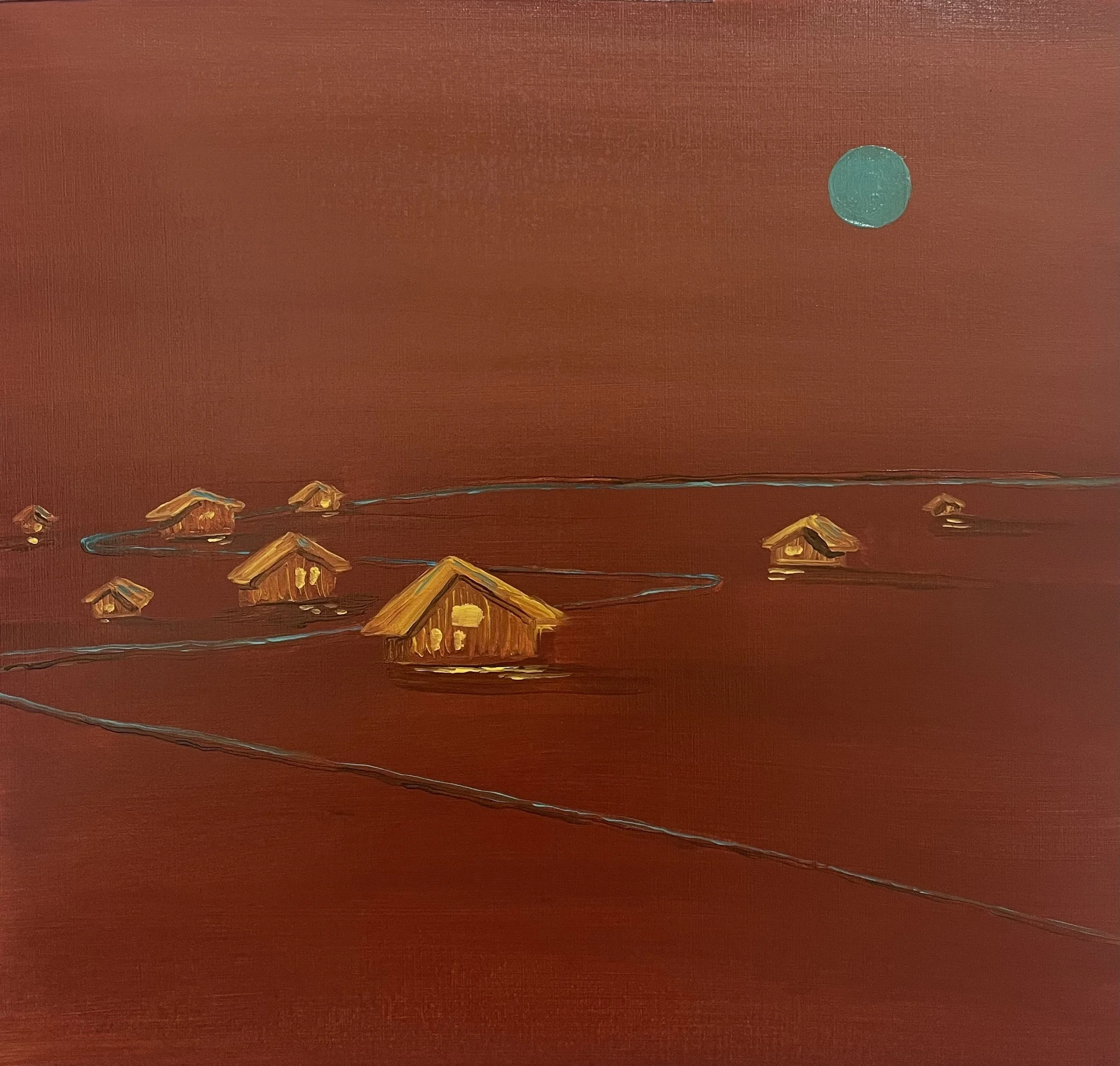 Untilted / Oil paint on canvas paper / $500