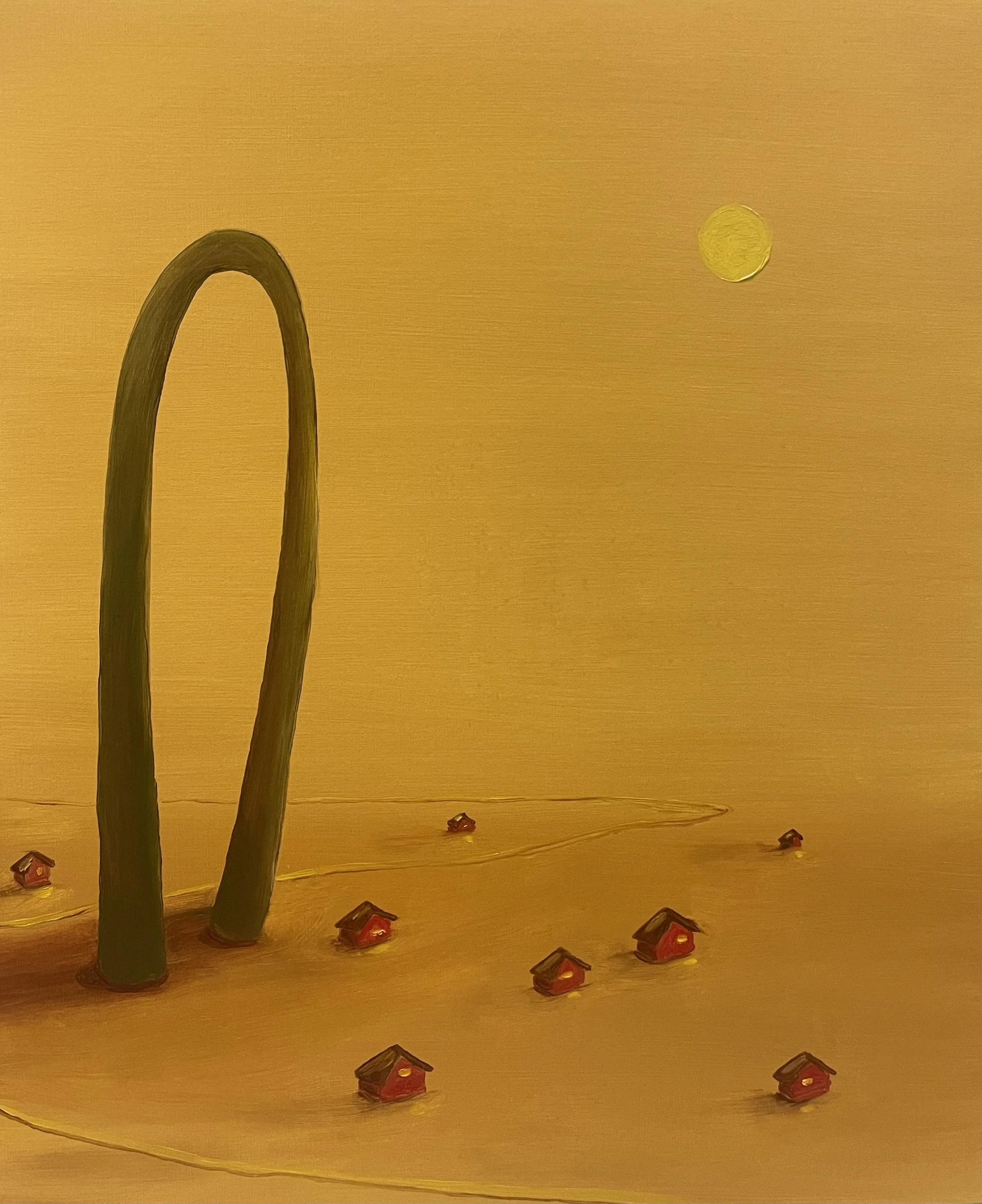 Untilted / Oil paint on canvas paper / $500