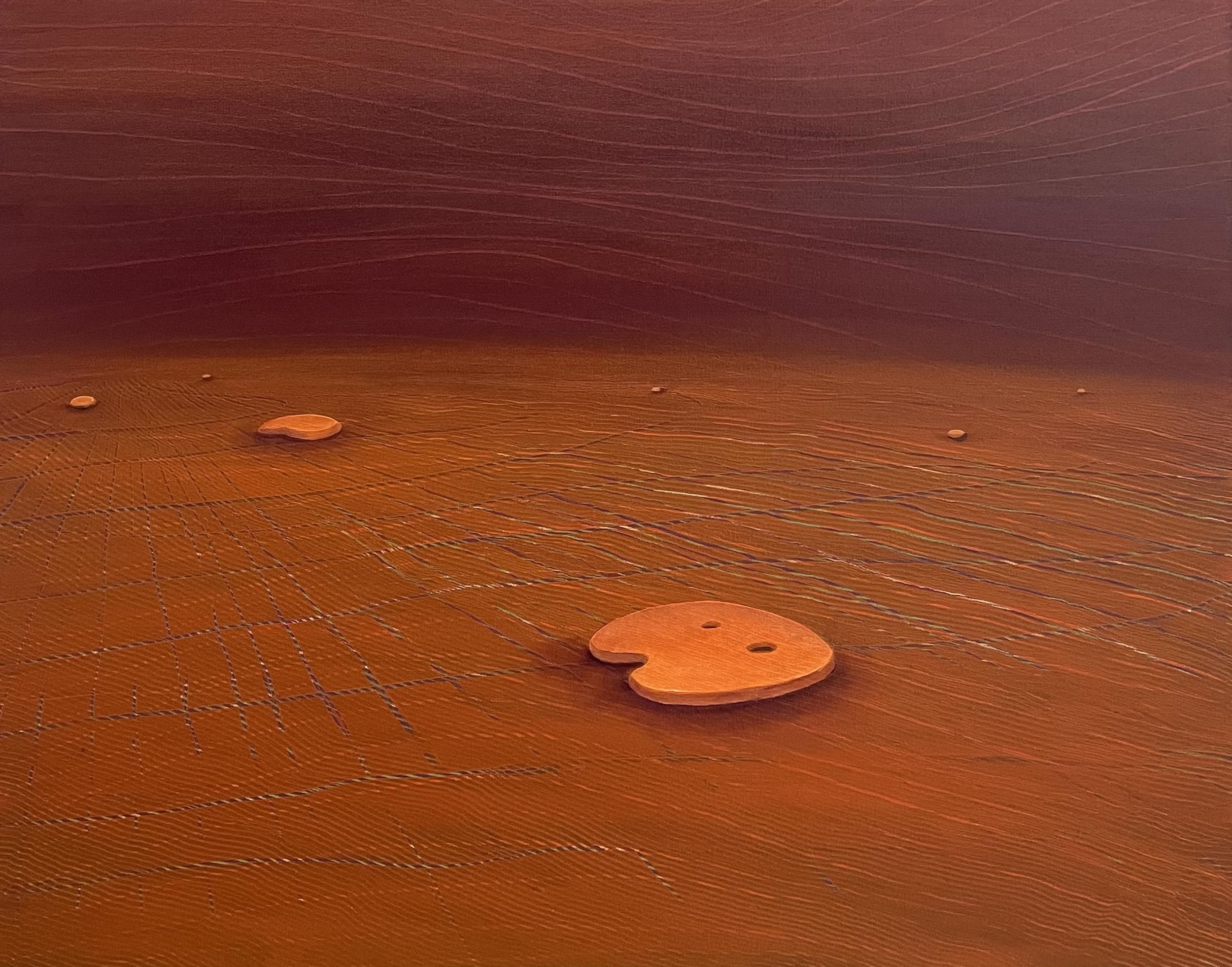 "Did you see the words" / Oil on Canvas / 24" x 30" / $1000