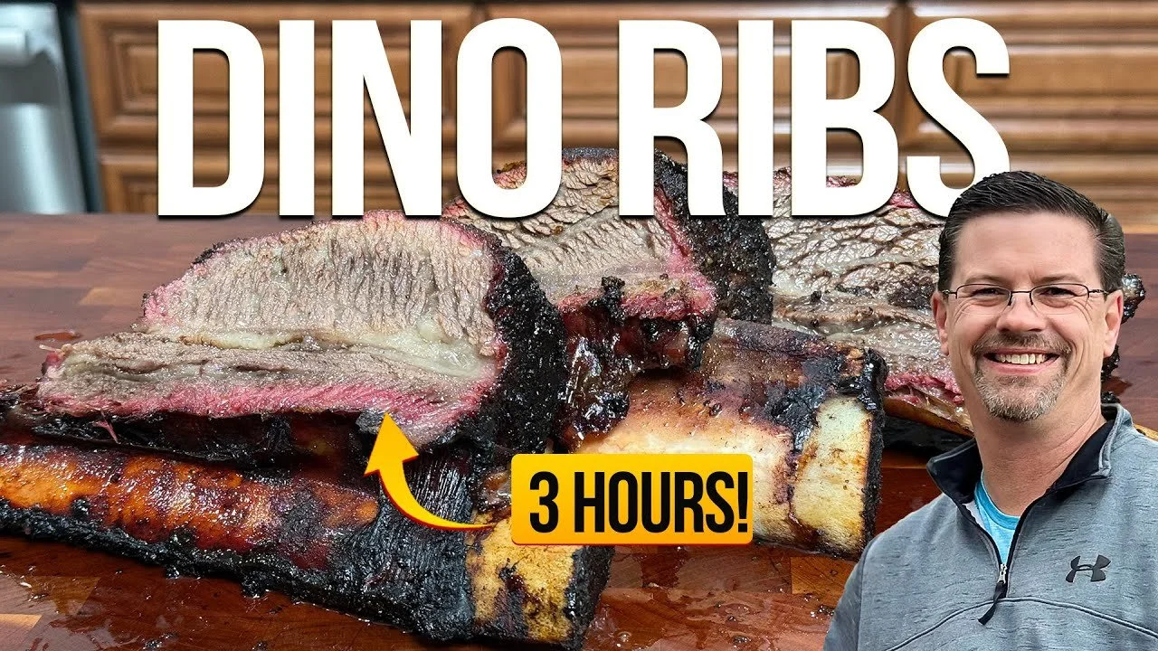 Smoking Dino Ribs in 3 Hours Instead of 9