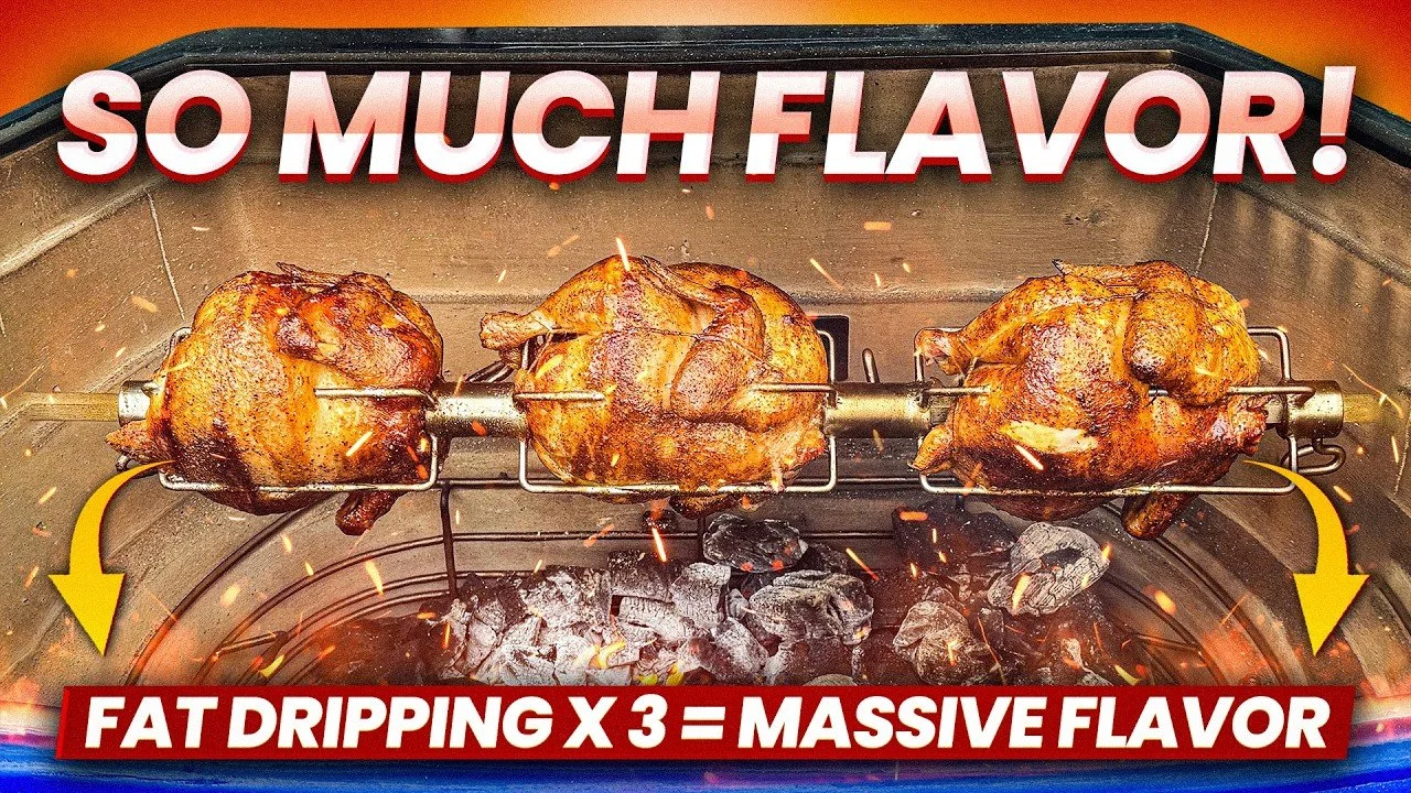 The Upgraded Komodo Kamado 38 vs THREE Massive Chickens