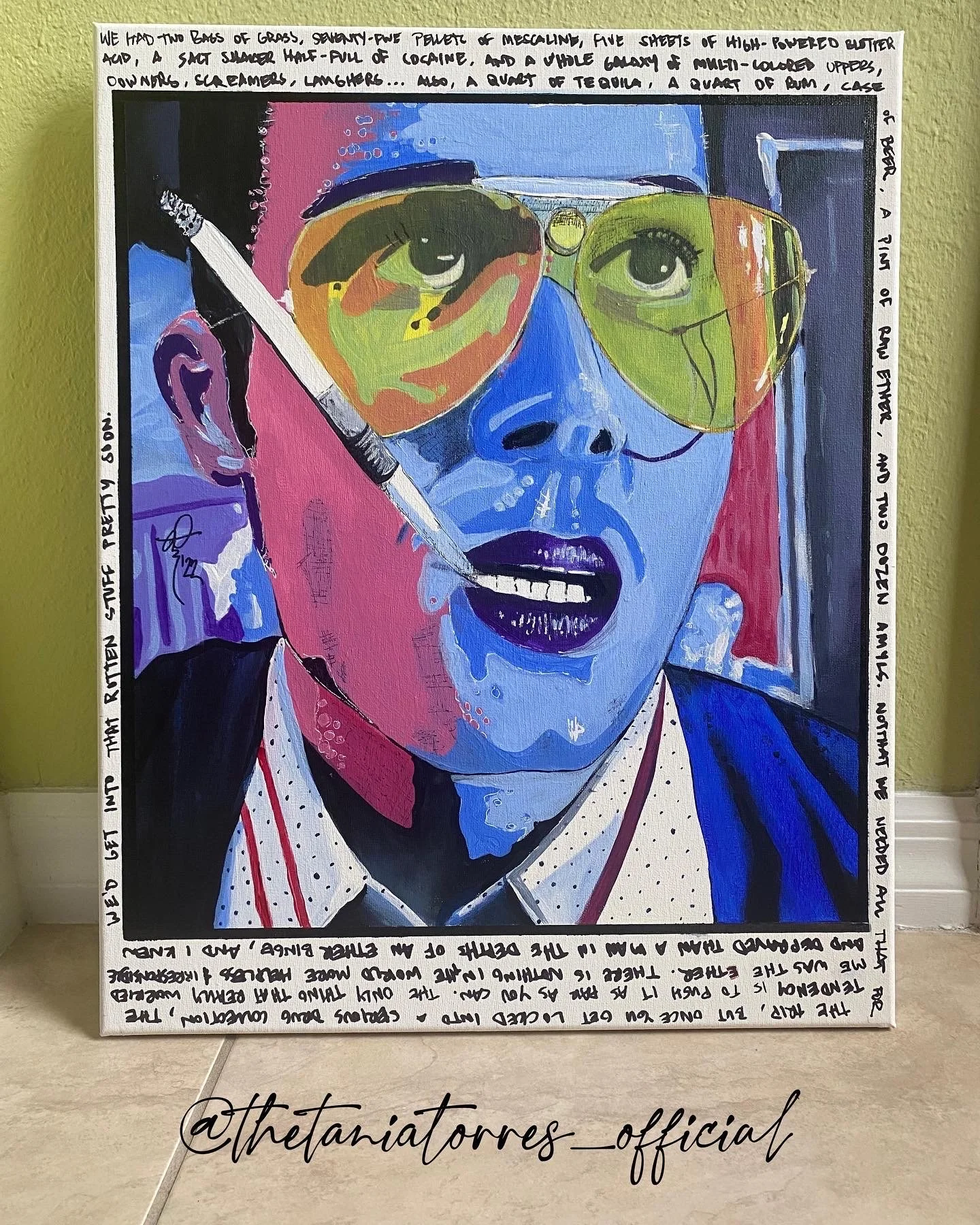 A CH ES TEE | 2022 | ACRYLIC | 16x20