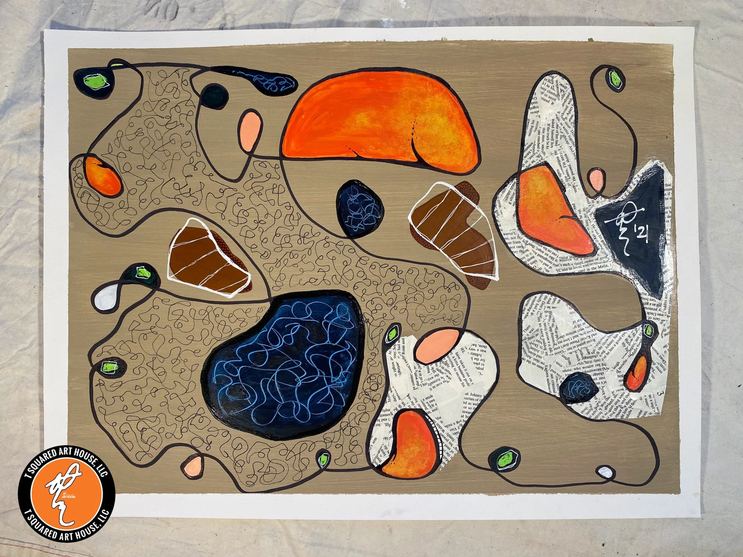 DMMDI- Series of 3: III | 2021 | ACRYLIC | 18x24