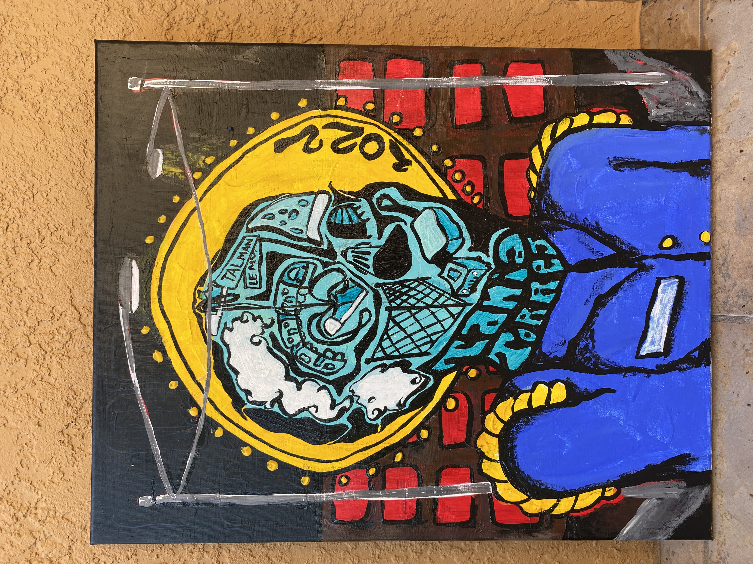SNEAKY LITTLE MINX | 2022 | ACRYLIC | 16x20