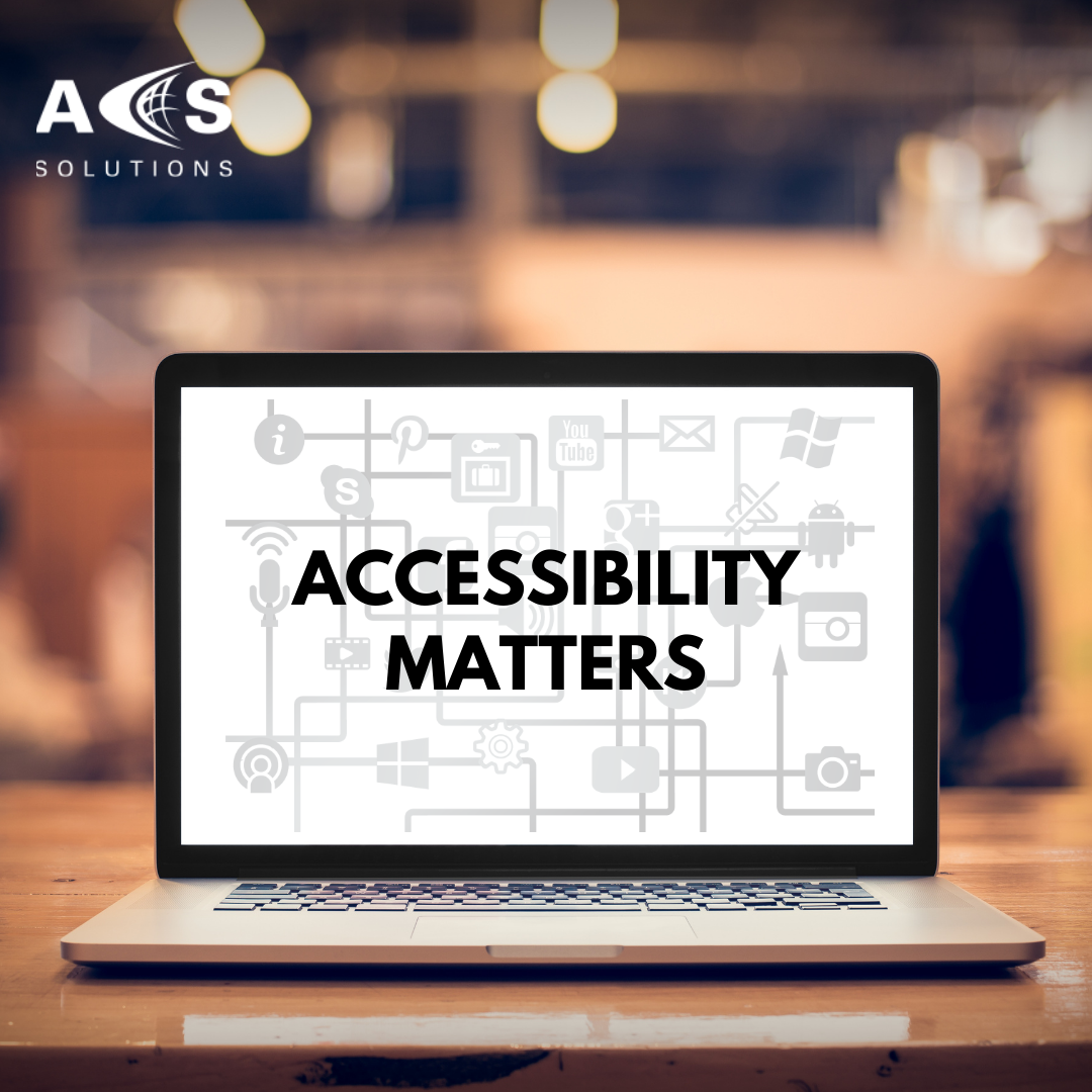 Accessibility Matters post