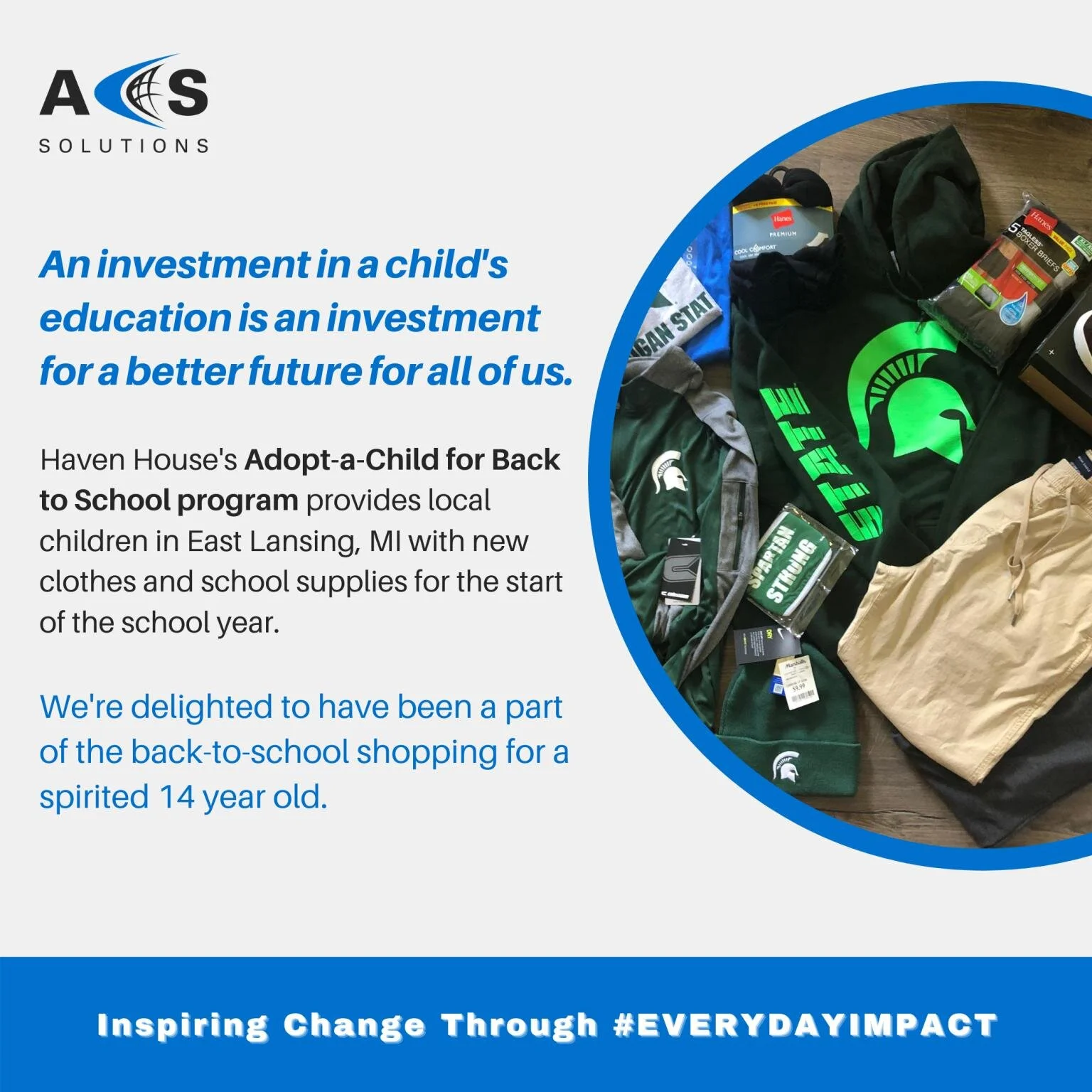 Corporate Social Responsibility post on Instagram