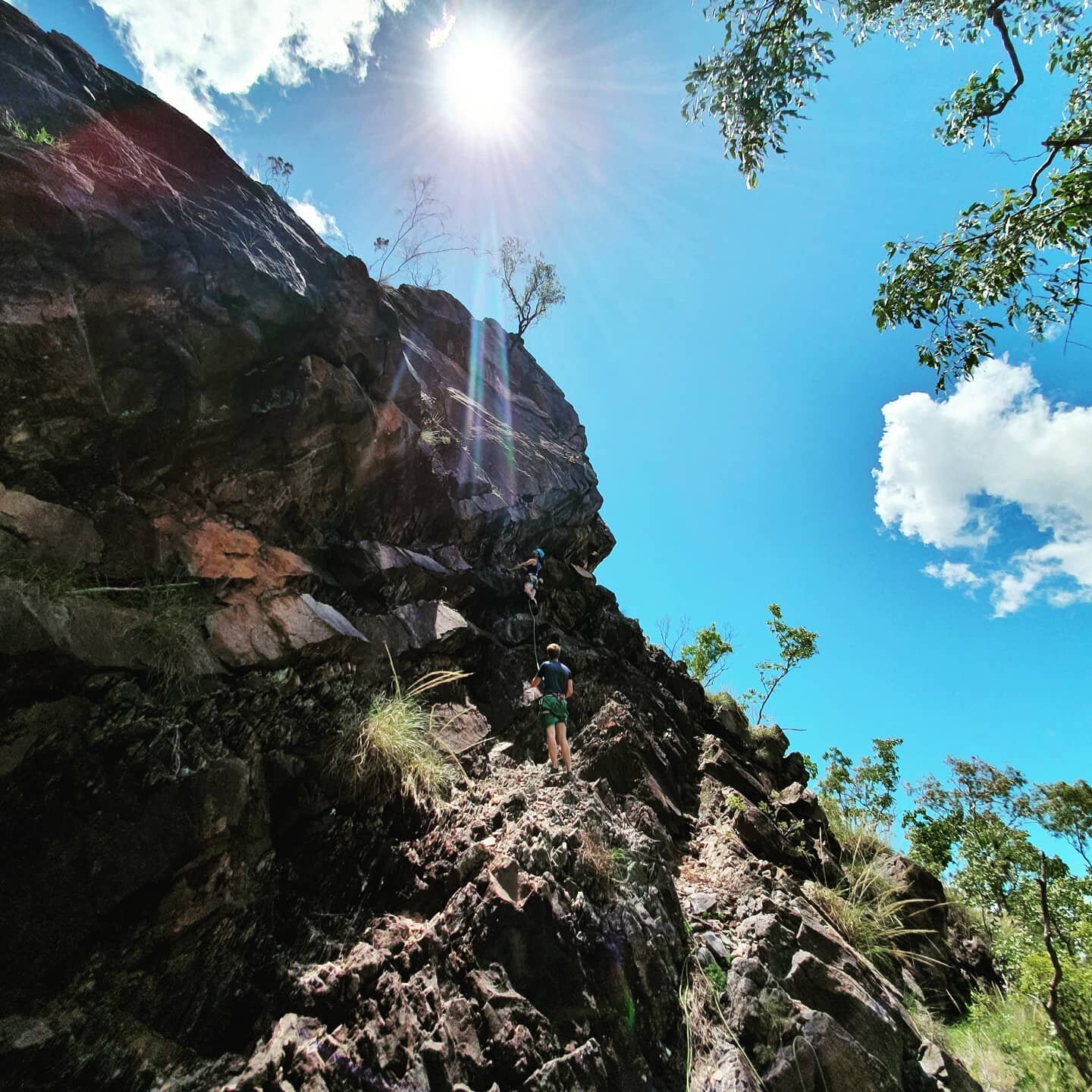 Great day out climbing with a bunch of awesome people. No celebratory high 5s though. 
#rockclimbing #sportclimbing #climbing #kampunglyf