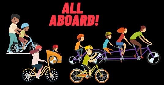 Ashland is getting a bike bus! 

The first (and thus far only) Ashland Bike Bus primarily serves families at Willow Wind, Trails, Ashland Middle School, and the Siskiyou School. If you want to see another route serving families starting/heading elsew