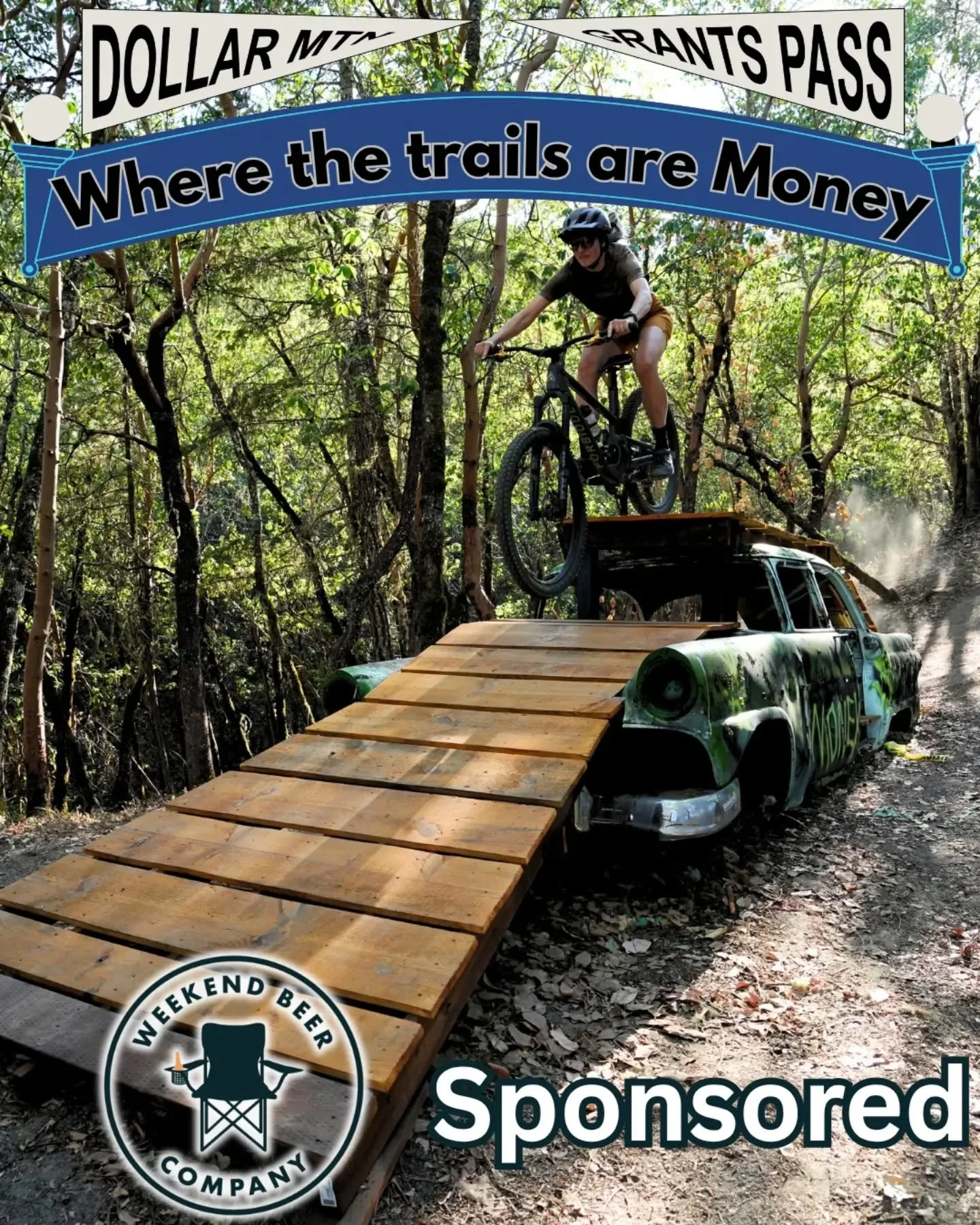 Thank you to @weekendbeercompany for sponsoring RVMBA, helping us to keep up our efforts to maintain and build trails at Dollar Mountain in Grants Pass!

Weekend Beer Company has been integral to supporting the Dollar Mountain project by supporting o