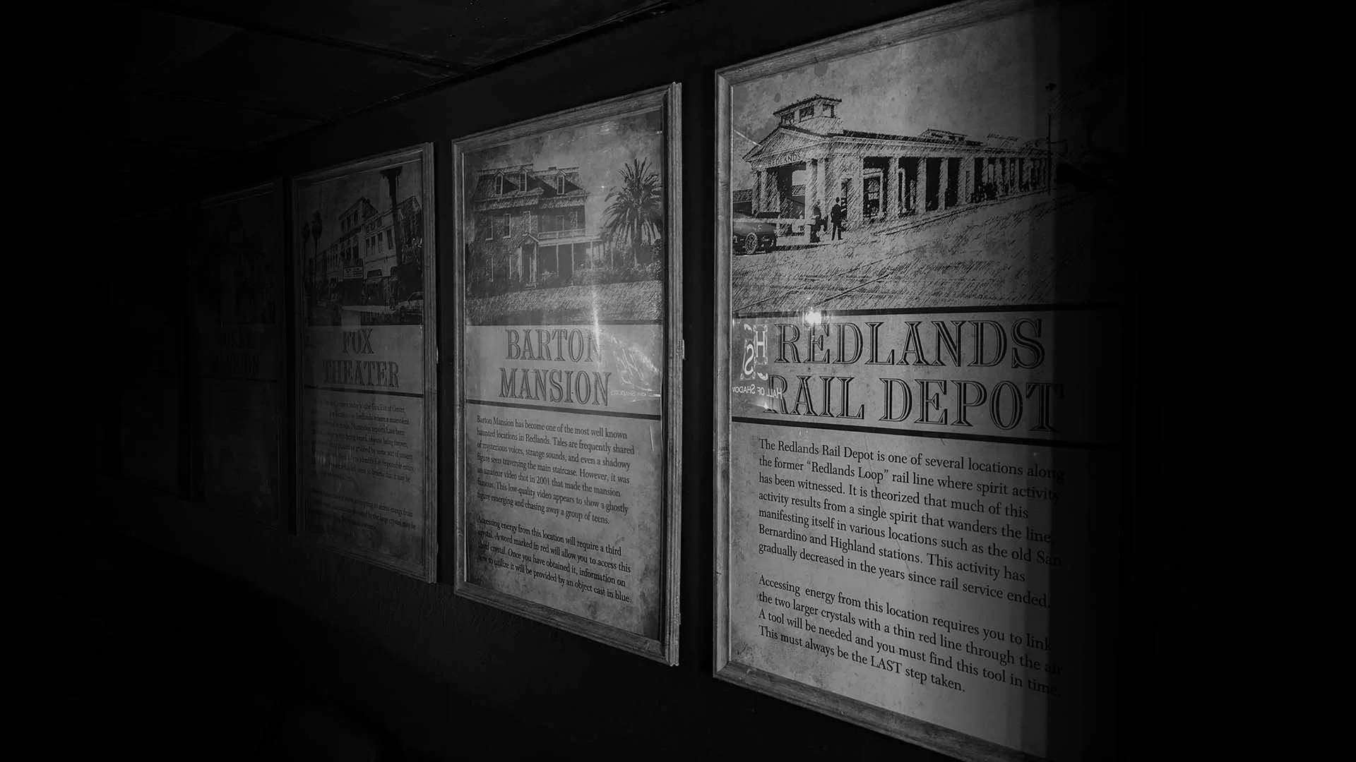 All of our escape games revolve around bits of actual Redlands history.