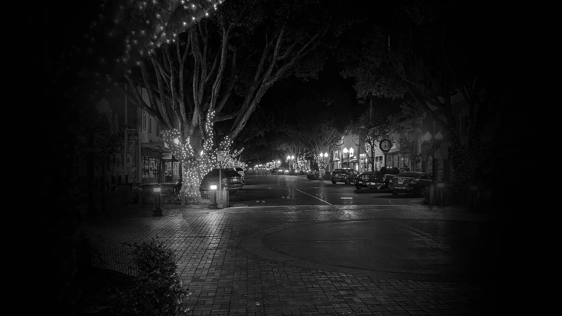 Hall Of Shadows Mystery Games are partially played outdoors along State Street in downtown Redlands.