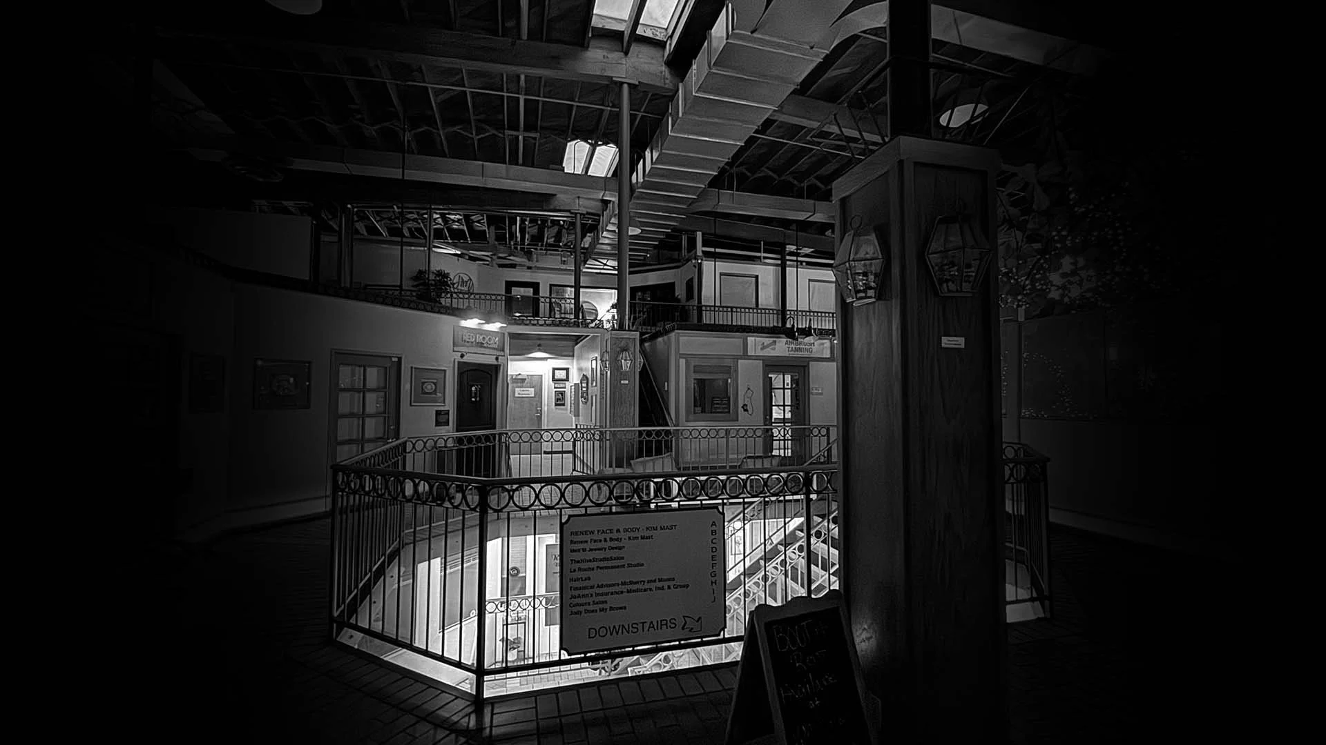 Players must first gather their clues outside before returning inside to our underground facility.