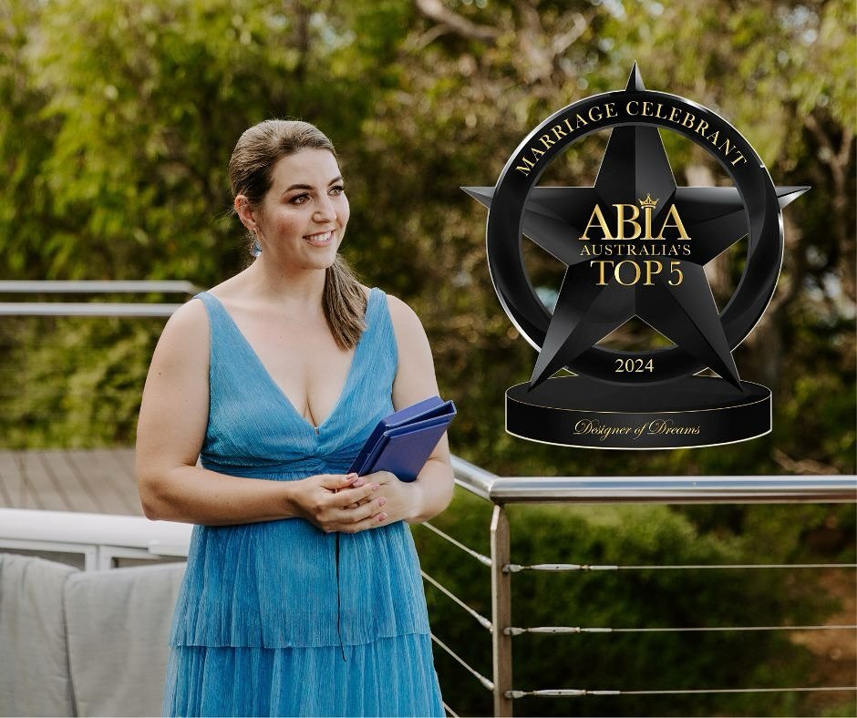The results are in&hellip; TOP 5 in Australia! 

With 32 in the celebrant category, I set myself a goal of a Top 10 placing but this is even better than expected. To all my couples who have taken the time to review me via @abiaweddings a huge thank y