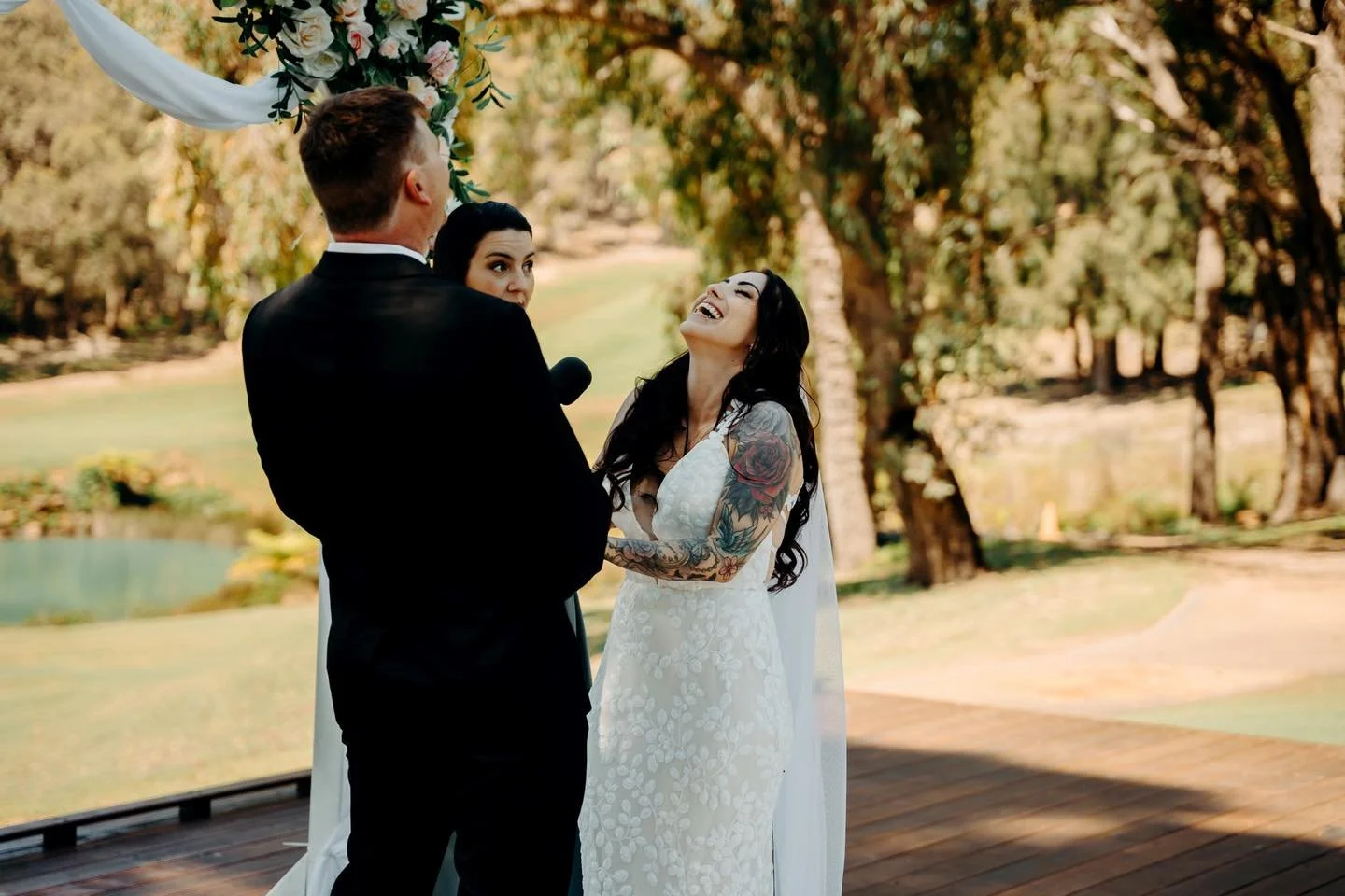 REVIEW: “It felt like we had known each other forever in such a short period of time. You made everyone feel at ease to help the nerves. You were the perfect celebrant for us!” - Nikki & Kayne, October 2025, @araluen_estate 
📸 by @p