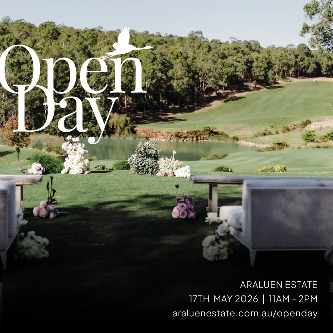 The @araluen_estate Wedding Open Day is back for 2026! 

Come and see this amazing venue for yourself, enjoy some freebies and great deals (ask me for mine!) and learn about the Boutique Wedding Package.

So much value and so many great vendors lined
