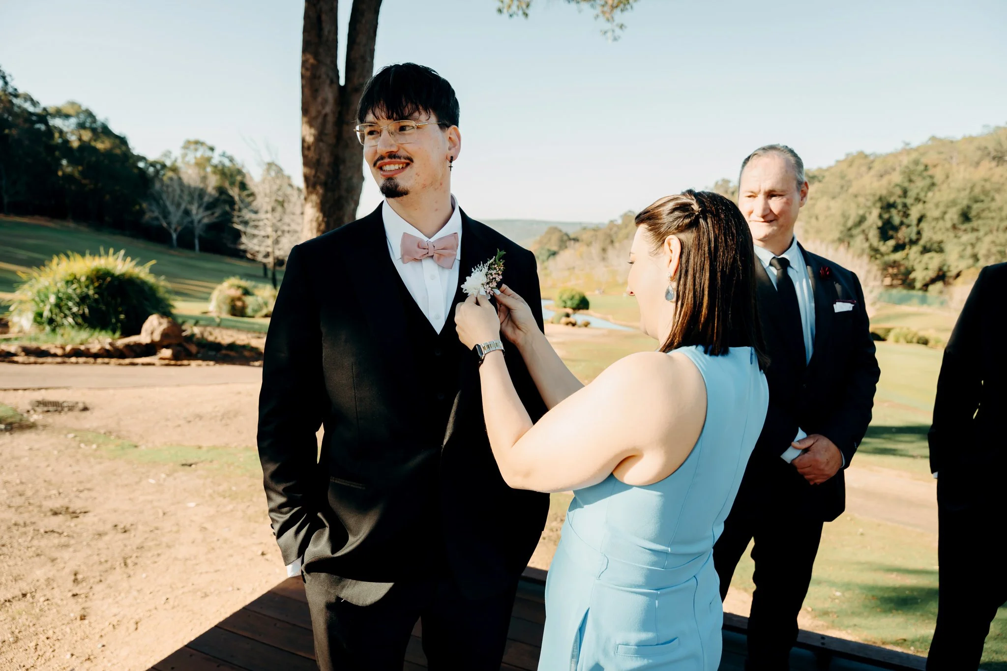 Hire a good wedding team... and we'll have your back.

Almost every wedding professional I know has developed a suite of niche skills to rival MacGyver. When we see something that needs doing, we do it, because collectively, we have one shot at makin