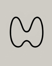 Simple black outline of a butterfly or bow shape on a plain light background.