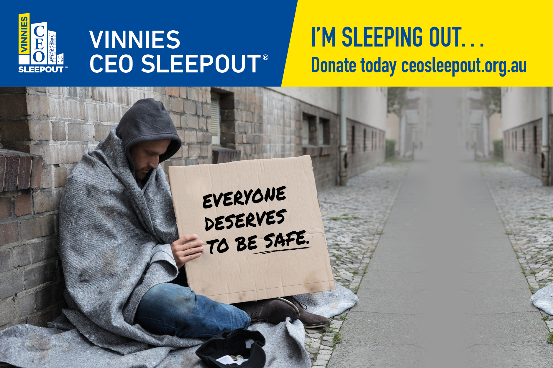 Support our CEO &amp; CFO in this year’s Vinnies Sleepout