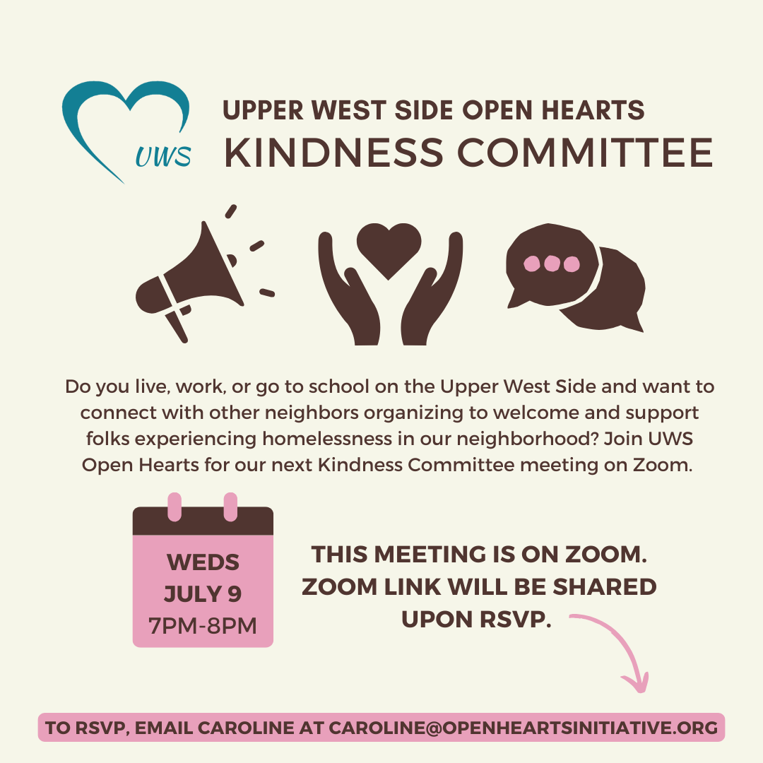 Upper West Side Kindness Committee Meeting