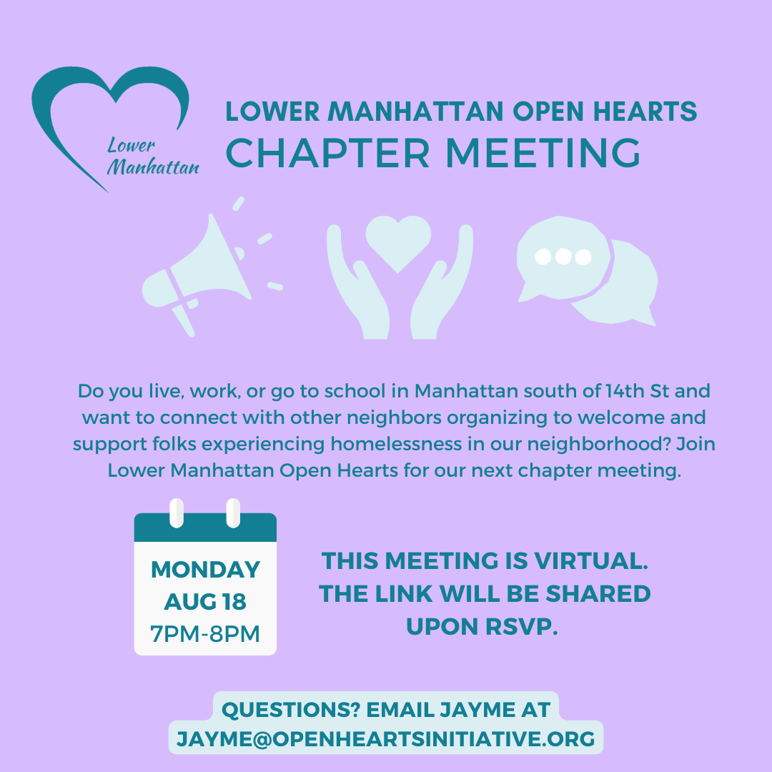 Lower Manhattan Open Hearts Meeting