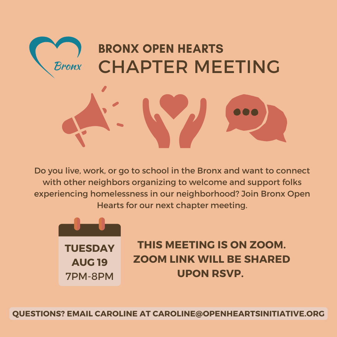 Bronx Open Hearts Chapter Meeting