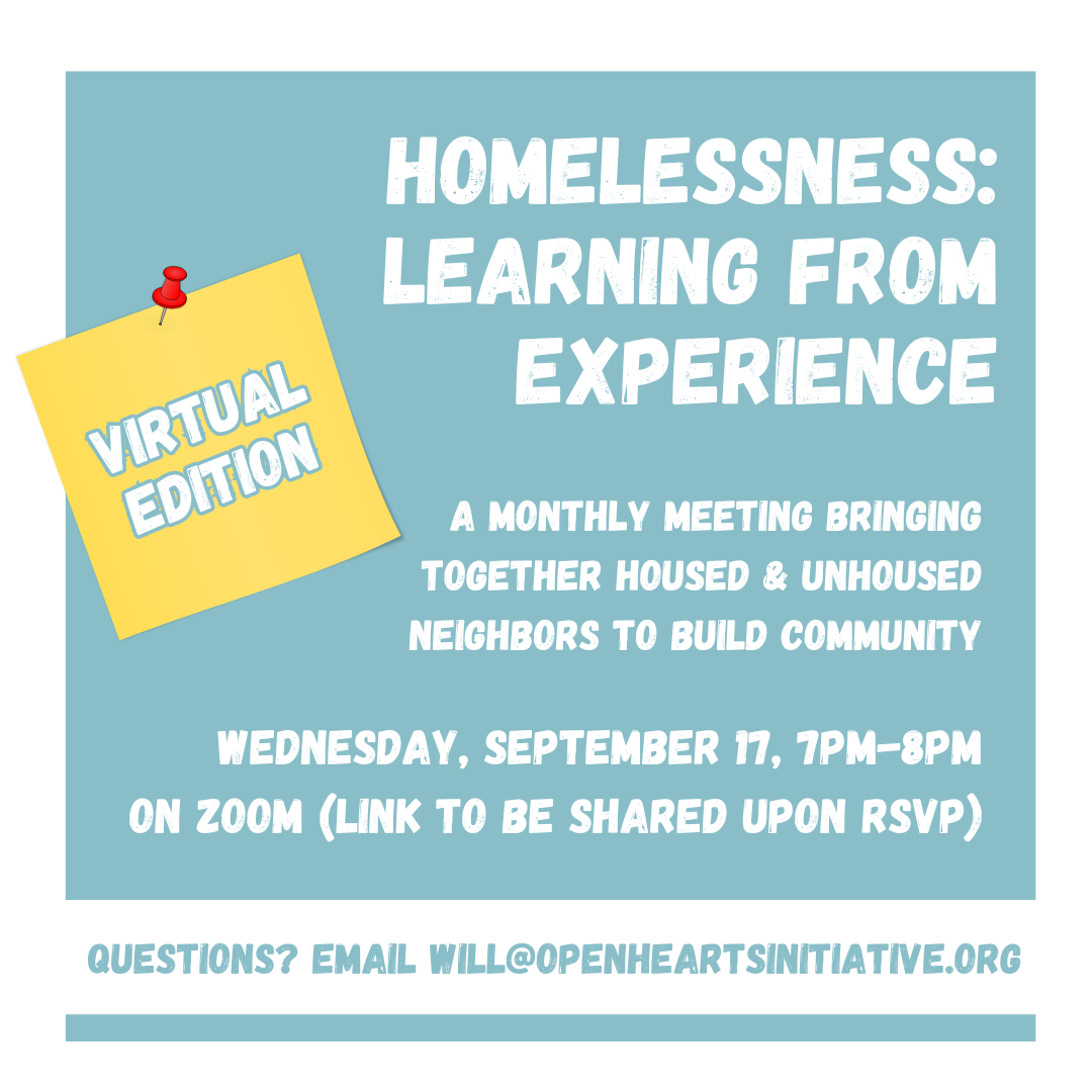 VIRTUAL Homelessness: Learning From Experience Meeting