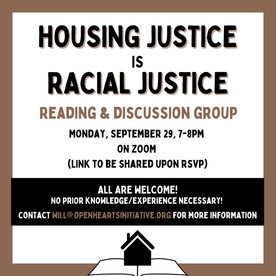 Housing Justice is Racial Justice Reading + Discussion Group