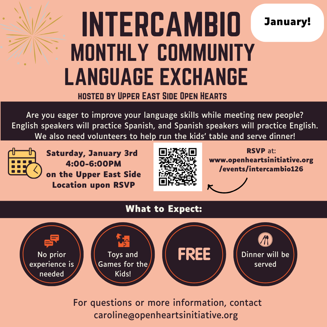 Monthly Community Language Exchange/Intercambio - January 