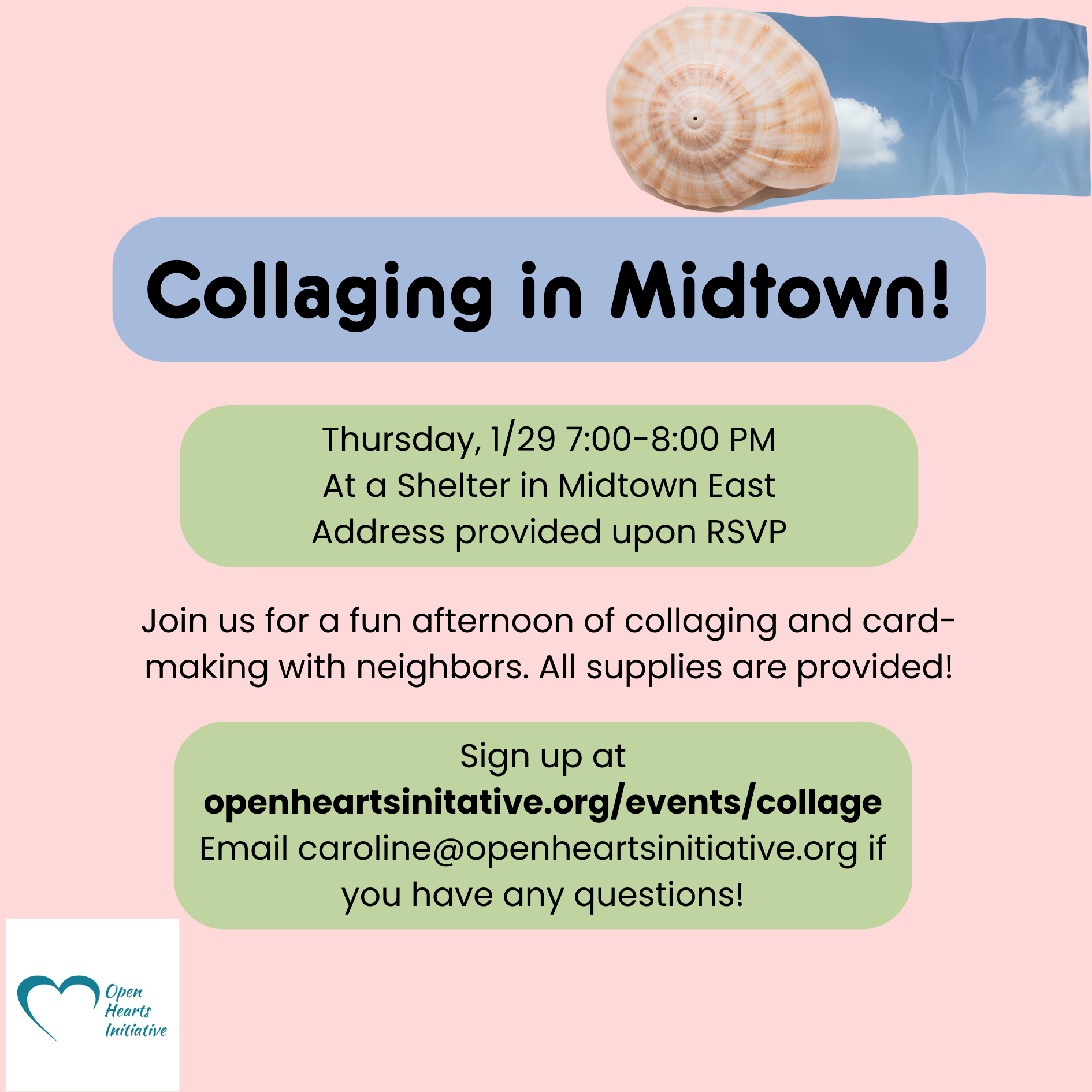 Collaging in Midtown! 