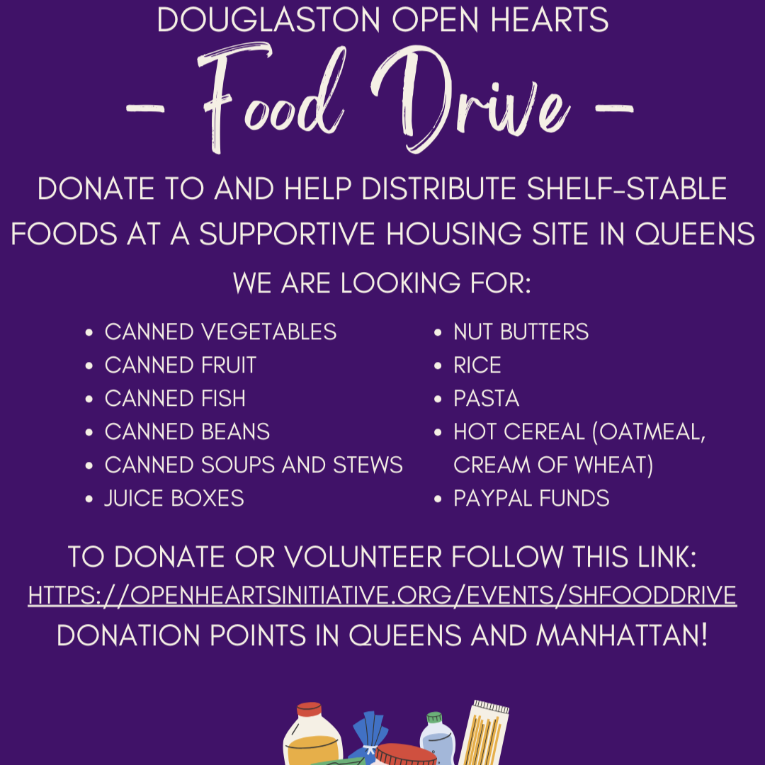 Supportive Housing Food Drive in Queens